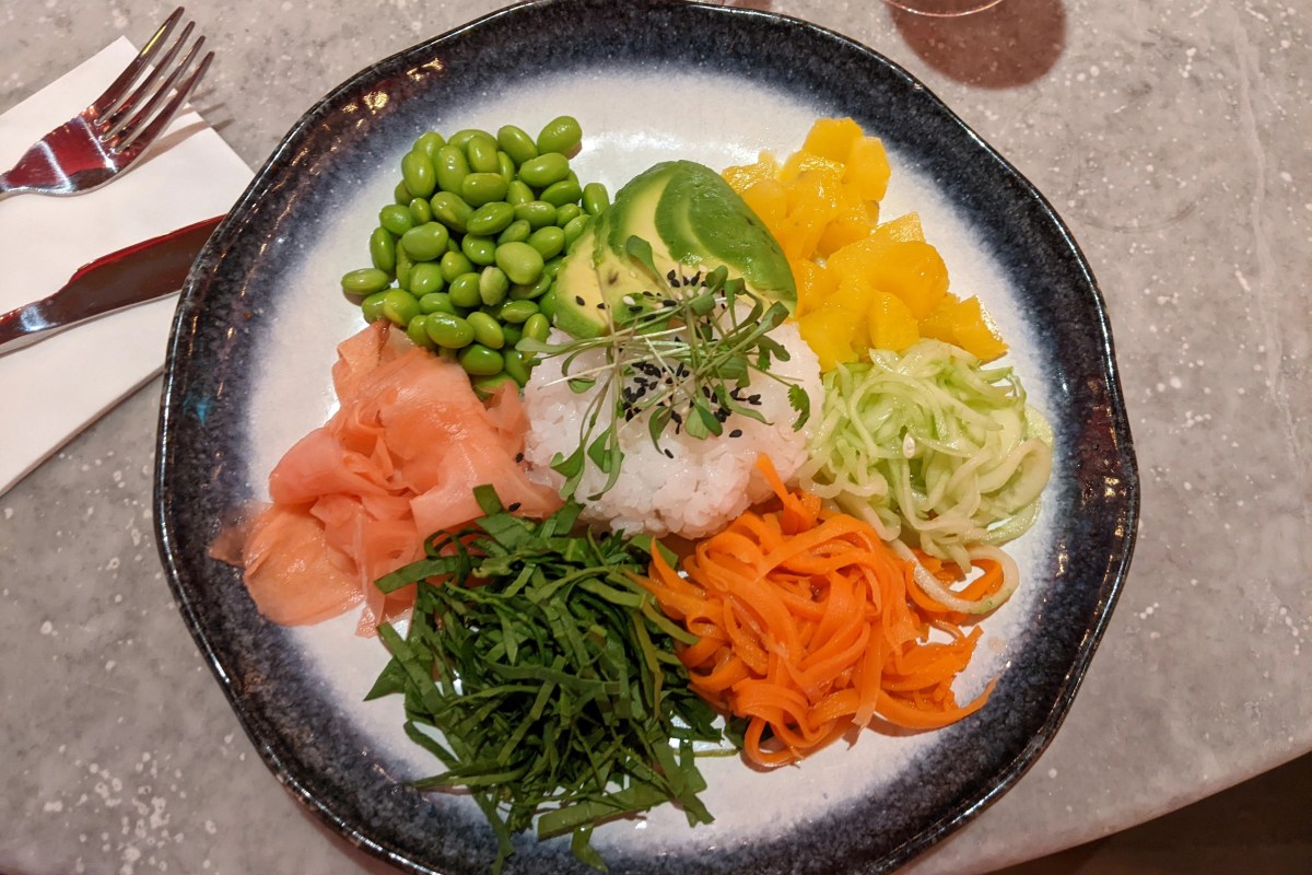 salmon poke bowl at Neighbourhood Leeds
